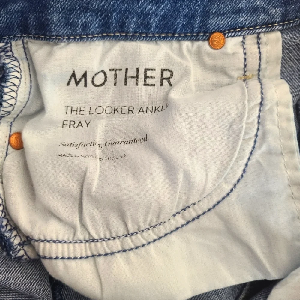 Mother Jeans The Looker Ankle Fray In Satisfaction Guaranteed Size 27 - Picture 7 of 13